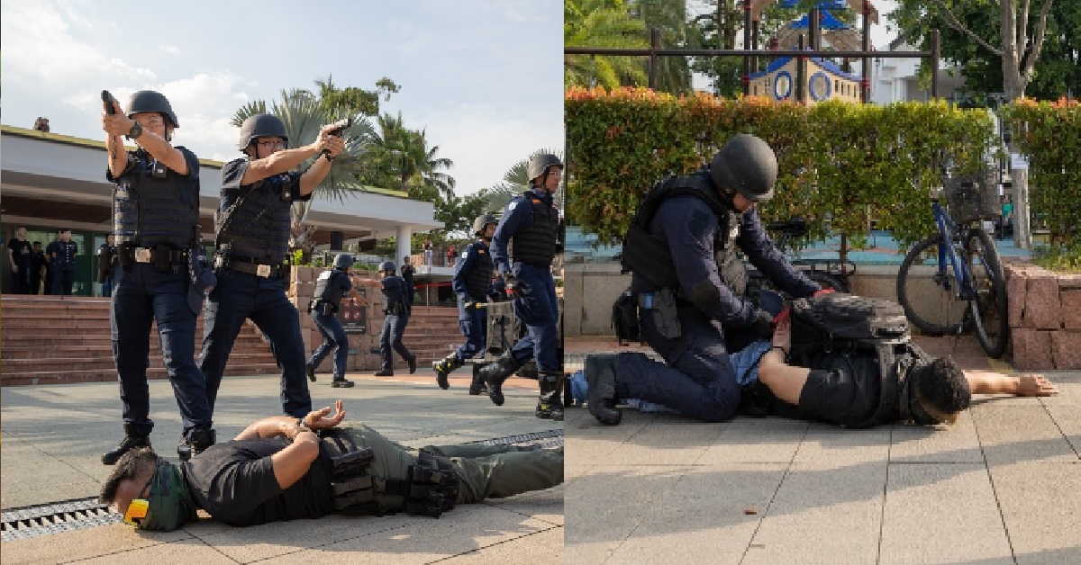 COUNTER-TERRORISM EXERCISE HELD AT SENTOSA COVE – SIMULATED TERROR ATTACK
