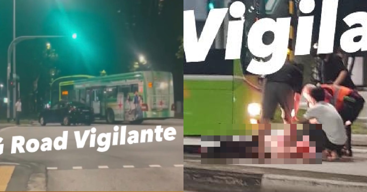 74 Y.O ELDERLY PEDESTRIAN HIT BY BUS @ SENGKANG, 68 Y.O DRIVER ARRESTED
