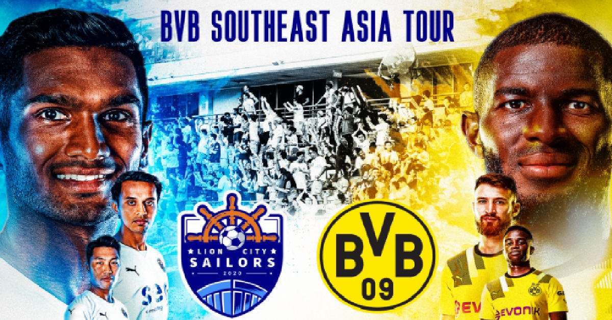 S’PORE’S LION CITY SAILORS TO PLAY BORUSSIA DORTMUND @ JALAN BESAR ON 24 NOV