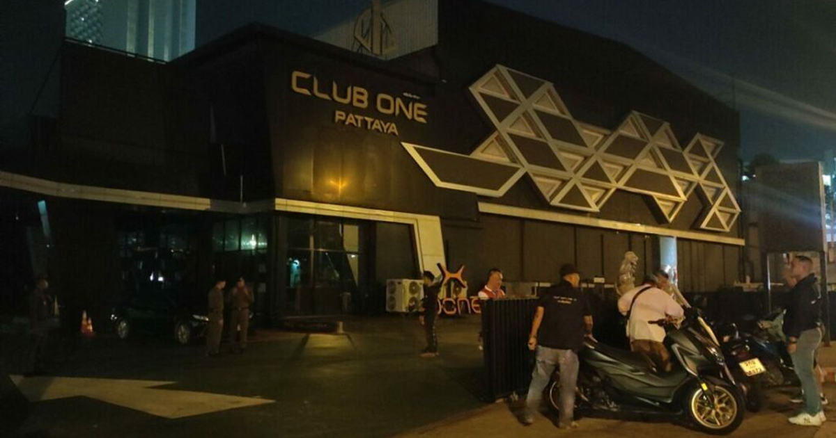 OVER 200 PEOPLE FORCED THEIR WAY OUT DURING A POLICE DRUG RAID AT PATTAYA CLUB