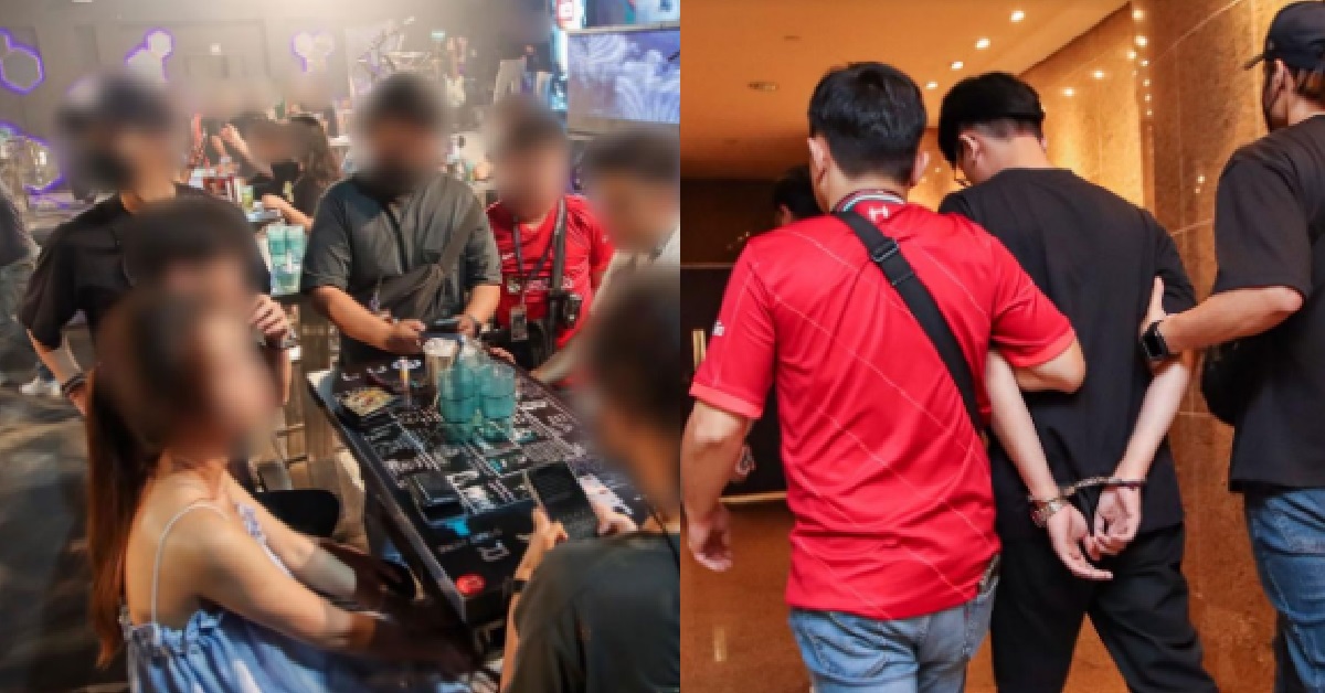 3 PERSONS ARRESTED FOR ALLEGED GANG ACTIVITIES DURING RAID @ ENTERTAINMENT OUTLETS