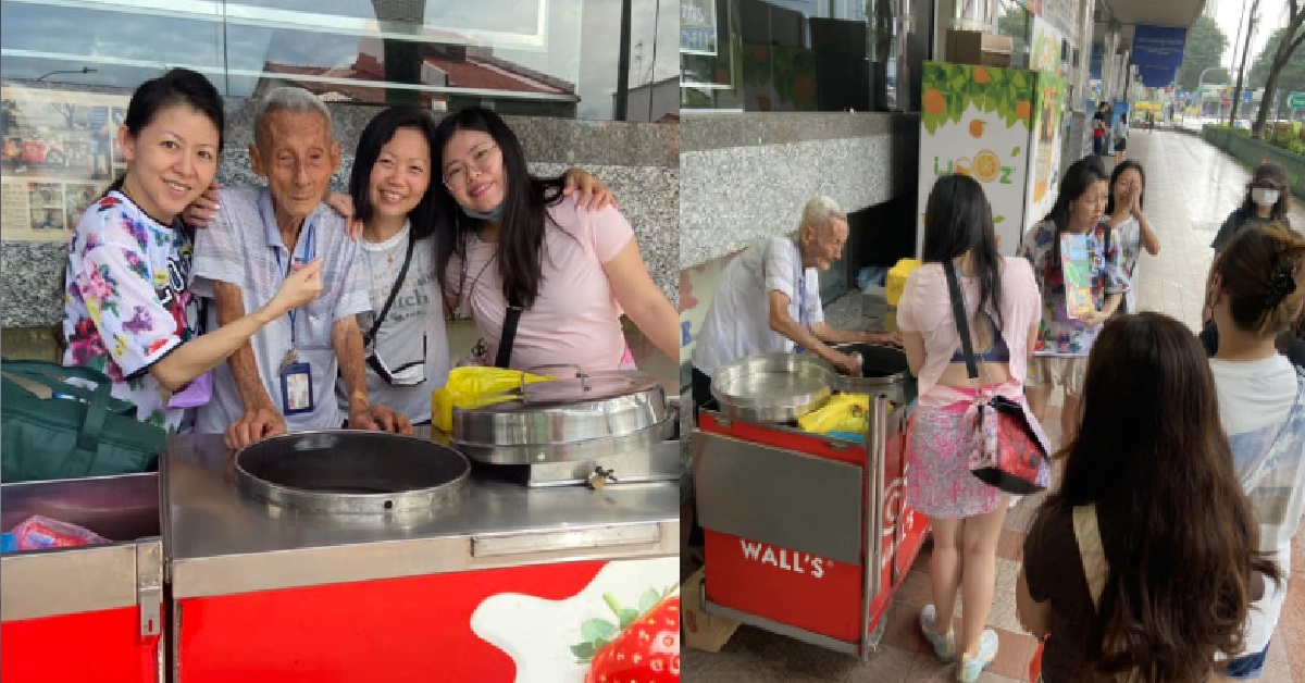 KIND SAMARITANS VOLUNTEERED TO HELP ELDERLY UNCLE SELL HIS ICE-CREAM