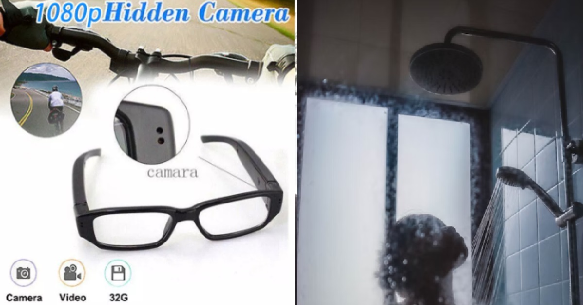 29 Y.O MAN RECORDED WOMAN IN SHOWER WITH SPY-CAM SPECTACLES, JAILED 15 WEEKS