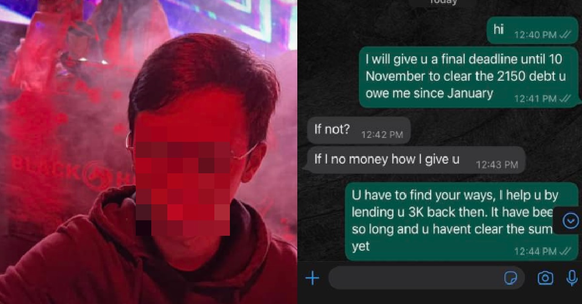 GUY TOOK $3K LOAN FROM FRIENDS AFTER INVESTMENT FAILED, THEN DISAPPEARS LIKE GHOST