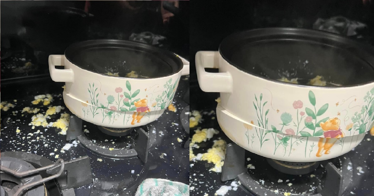 WOMAN’S CERAMIC POT BOUGHT FROM NTUC BREAKS AFTER USING LESS THAN 5 TIMES
