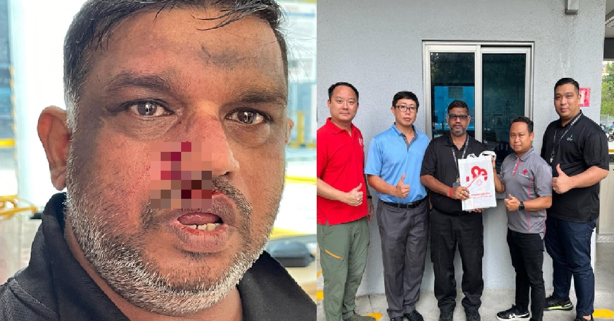SECURITY GUARD ALLEGEDLY GOT ASSAULTED BY TRUCK DRIVER @ JURONG, POLICE ALERTED