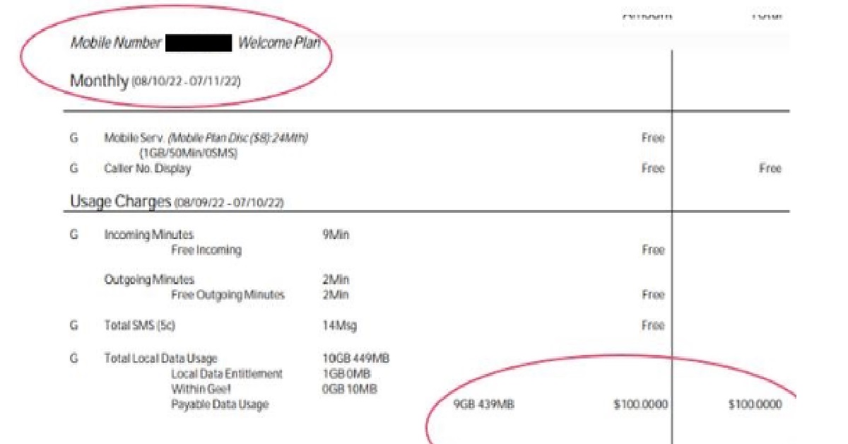WOMAN CHARGED $200/MONTH AFTER “FREE” SIM CARD WAS PICKED UP & USED BY STRANGER