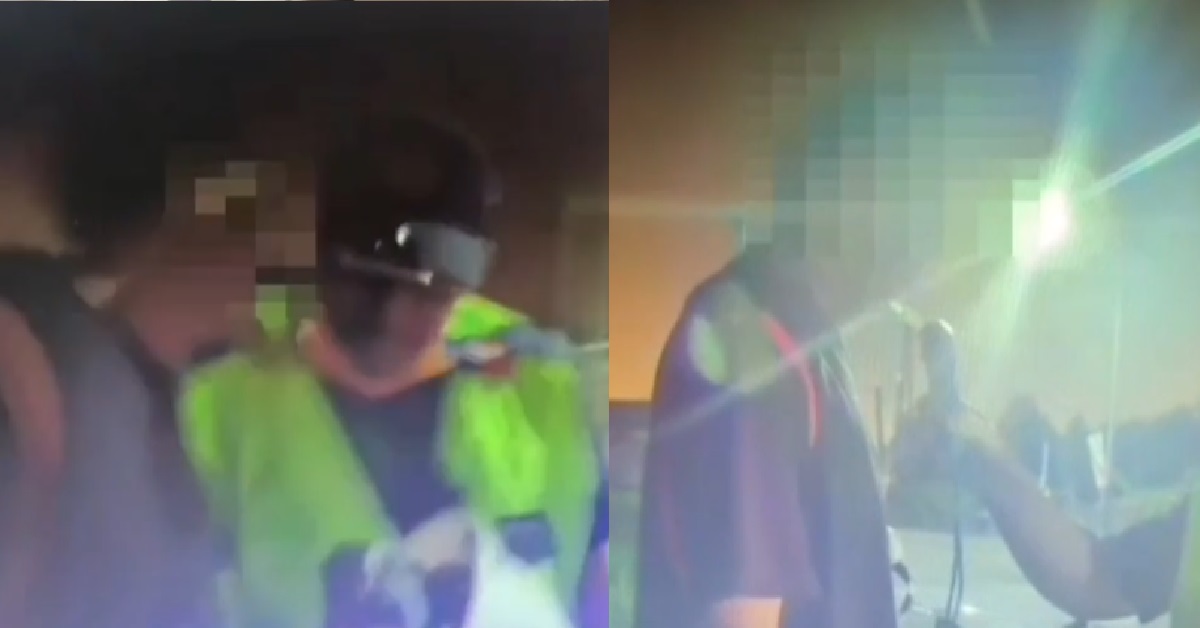DRUNK MOTORIST KISSED POLICEMAN AFTER HE MISHEARD INSTRUCTION TO BLOW ON BREATHALYSER