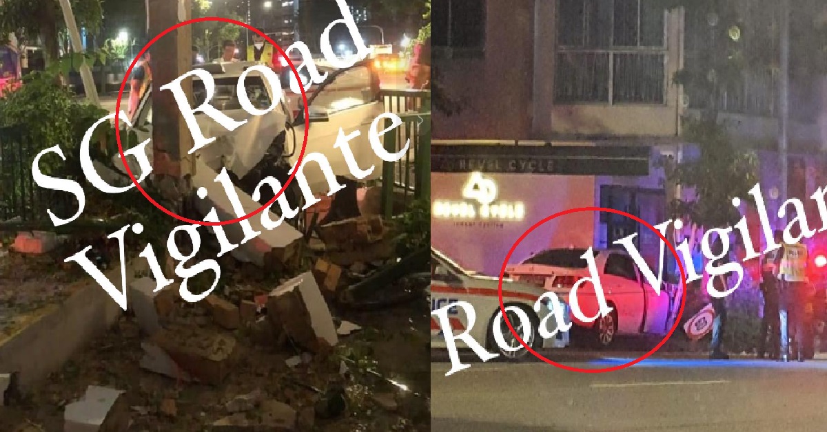 49 Y.O MERCEDES TAXI DRIVER CRASHED INTO ZION RD SHOPHOUSE, ARRESTED FOR DRINK-DRIVING