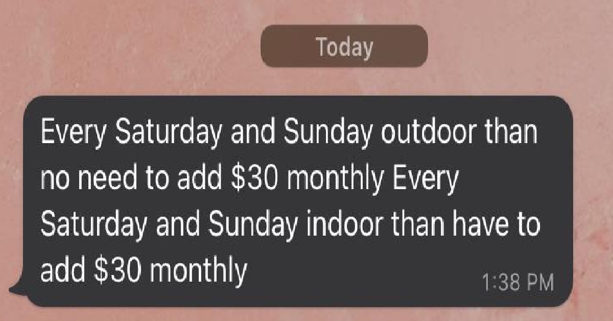 S’PORE LANDLORD WANTS TO INCREASE RENT IF TENANT STAYS HOME DURING WEEKENDS