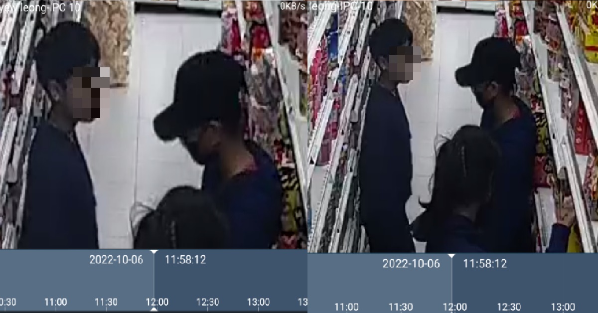 THIEVES CAUGHT ON CCTV SHOPLIFTING AT BUKIT BATOK MINIMART, STOLE VODKA & MAGGI
