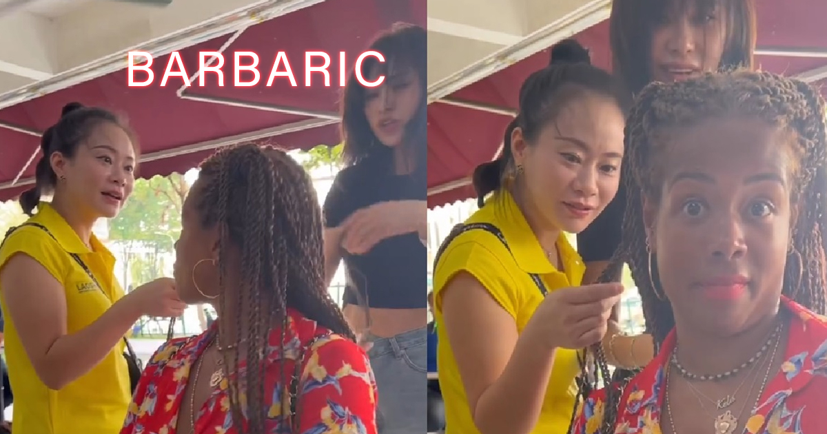 NETIZENS SAYS THE PRC DUO WHO TOUCHED THE HAIR OF KELIS WITHOUT PERMISSION ARE “BARBARIC”