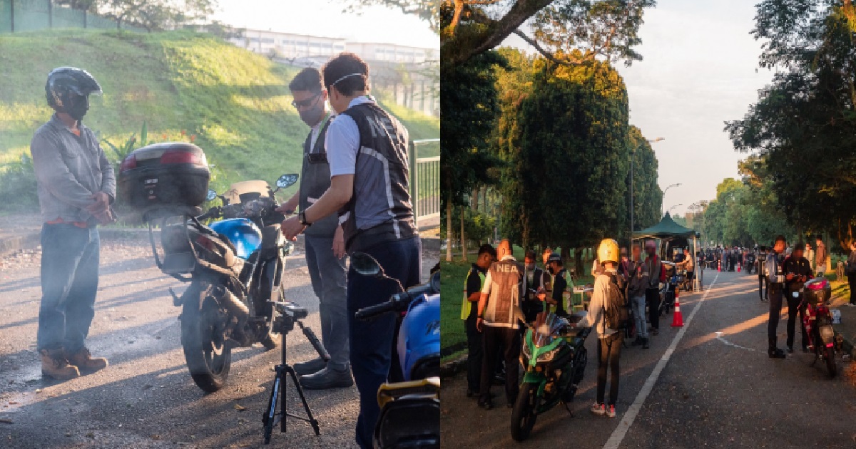 MOTORCYCLISTS FINED FOR EXCESSIVE NOISE & IMPROPER LICENSE PLATES