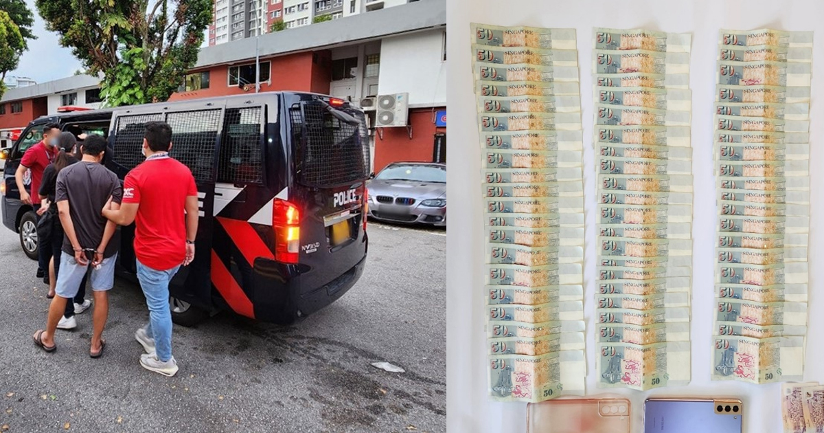 ILLEGAL HORSE BETTING IN ANG MO KIO, ARRESTED BY POLICE