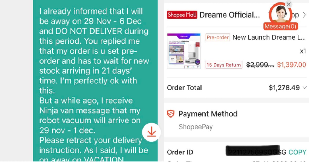 WOMAN’S $1.3K ROBOT VACUUM DELIVERED WHILE SHE’S OVERSEAS, LEFT OUTSIDE HOME FOR A WEEK