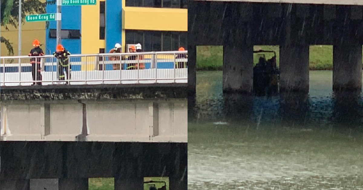73 Y.O MAN FOUND DEAD IN KALLANG RIVER, BODY RETRIEVED BY SCDF DIVERS