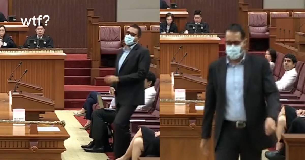 PRITAM SINGH “STORMS OFF” DURING MP’S SPEECH, BUT THINGS ARE NOT WHAT IT SEEMS