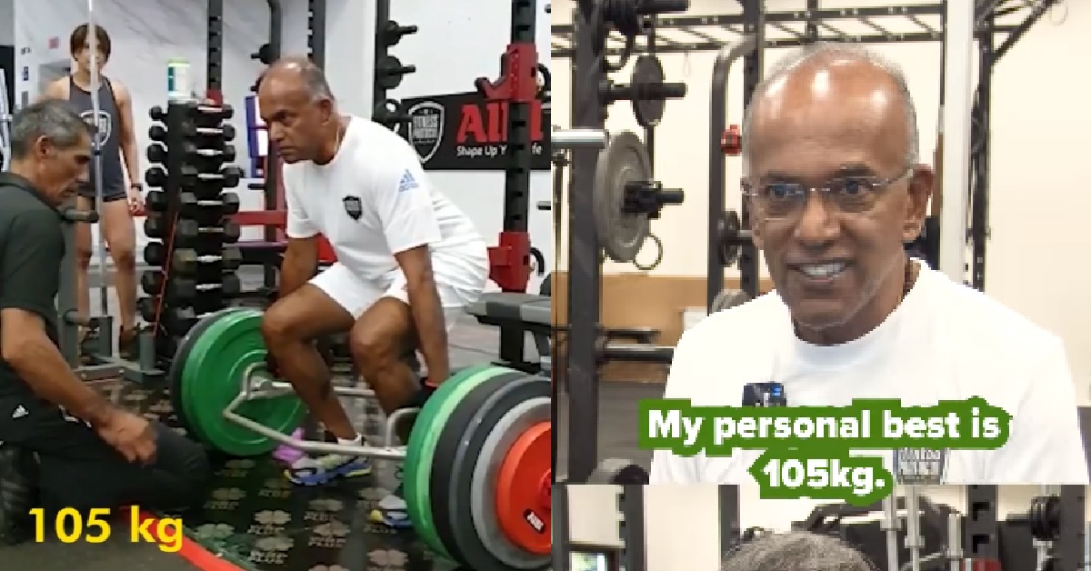 SHANMUGAM ATTEMPTING TO BREAK 105KG DEADLIFT RECORD @ CHONG PANG EVENT