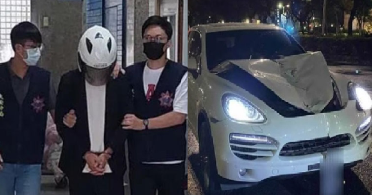 52 Y.O PORSCHE DRIVER “SORRY” FOR KILLING S’PORE MAN IN TAIWAN DRINK-DRIVING ACCIDENT