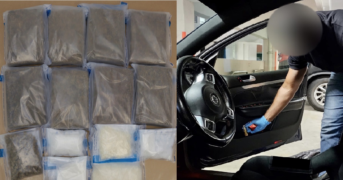 6 S’POREANS ARRESTED FOR DRUG TRAFFICKING, MORE THAN 8KG OF CANNABIS SEIZED