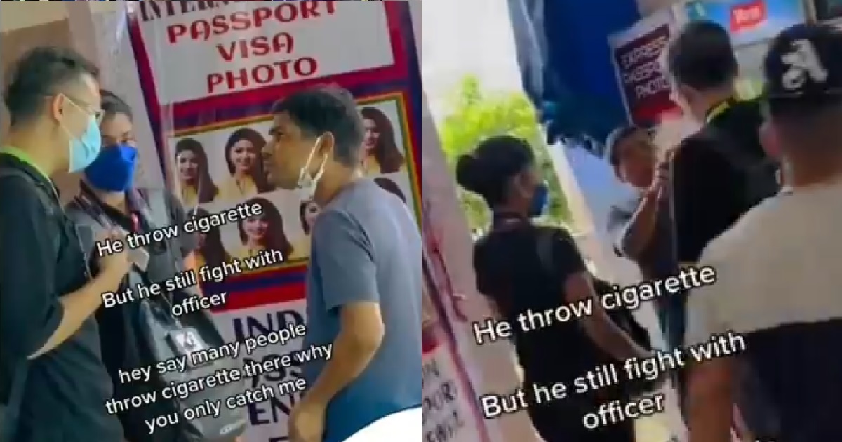 MAN CAUGHT BY NEA FOR LITTERING CIGG BUTT, ARGUES: “WHY ONLY CATCH ME”