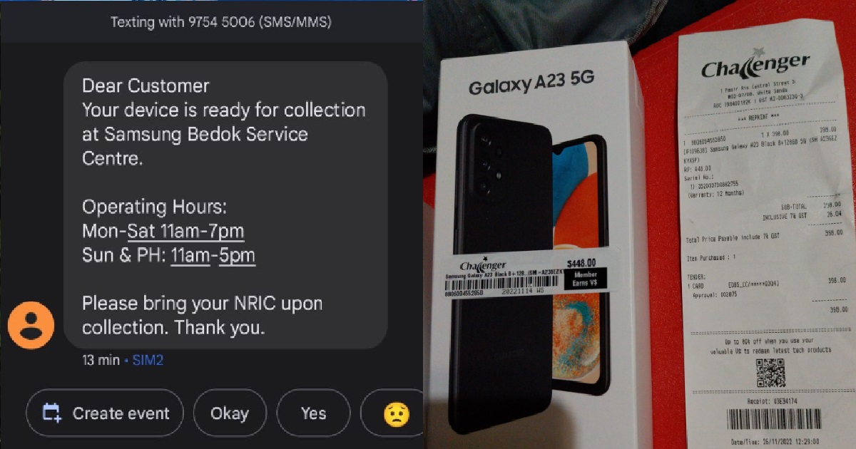 GUY SENT FAULTY PHONE FOR REPAIR, 3 DAYS LATER THEY ASKED HIM TO PICK UP WITH NO REPAIRS DONE