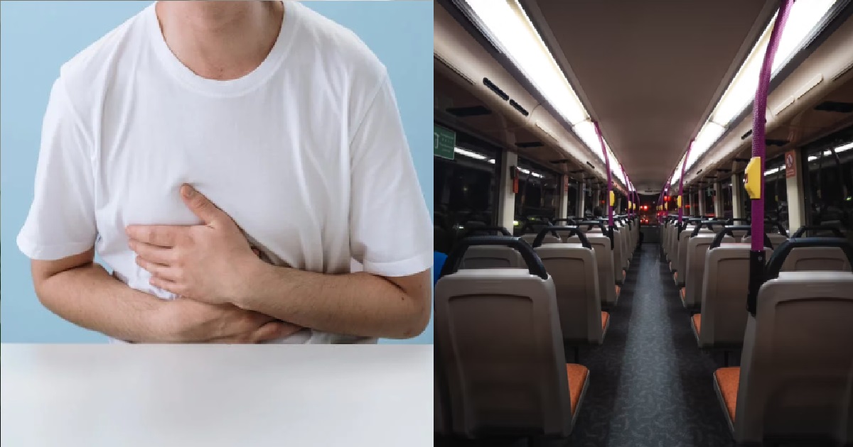 GUY PANGSAI IN HIS PANTS WHILE ON THE BUS HOME, THOUGHT HE COULD HOLD IT BUT HE WAS WRONG