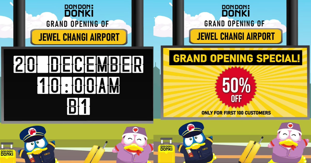 DON DON DONKI OPENING IT’S 15TH OUTLET AT JEWEL CHANGI AIRPORT 20 DEC 2022