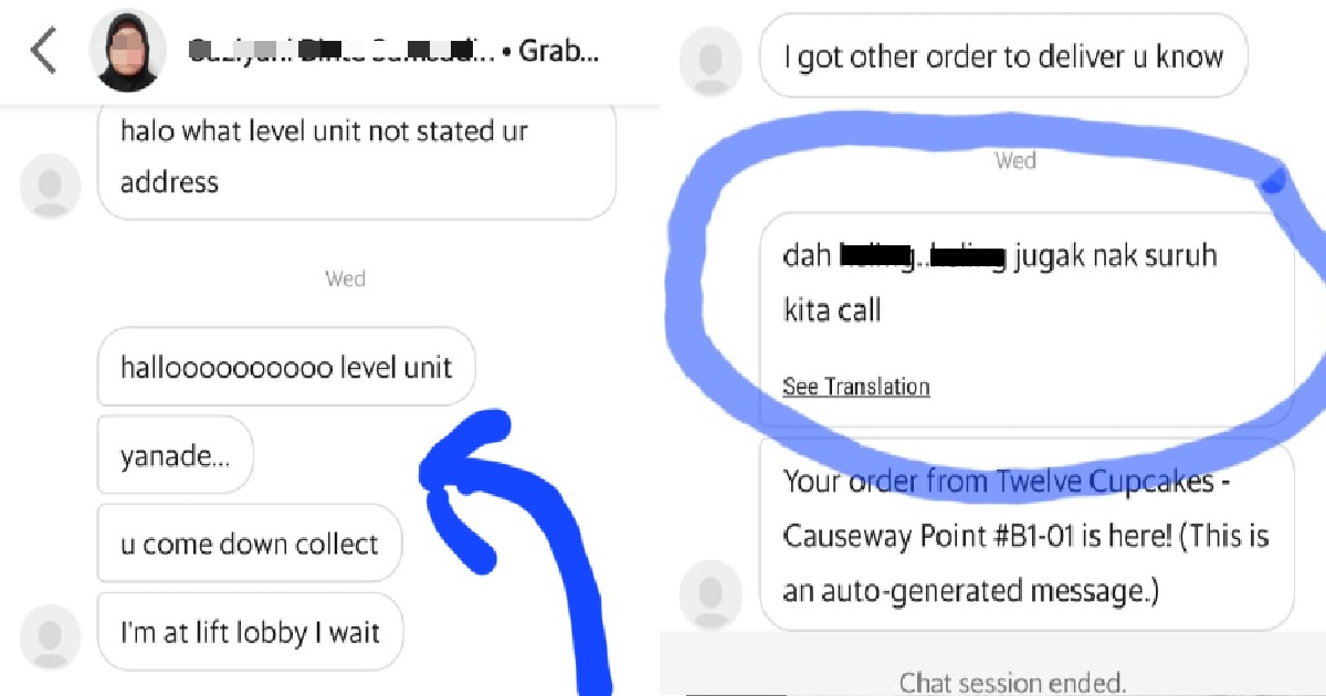 GRAB DELIVERY WOMAN MAKES RACIST REMARK & THROWS ORDER ON CUSTOMER’S SHOE RACK