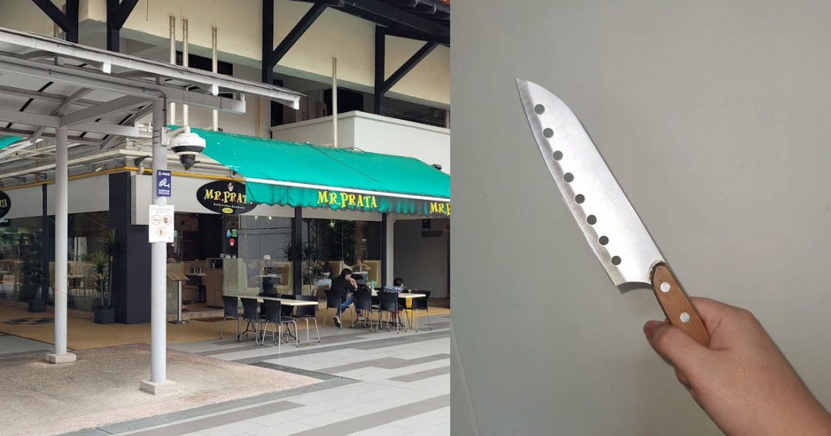 MAN STABS AND SLASHES DINER AT BEDOK RESERVOIR ROAD MR PRATA