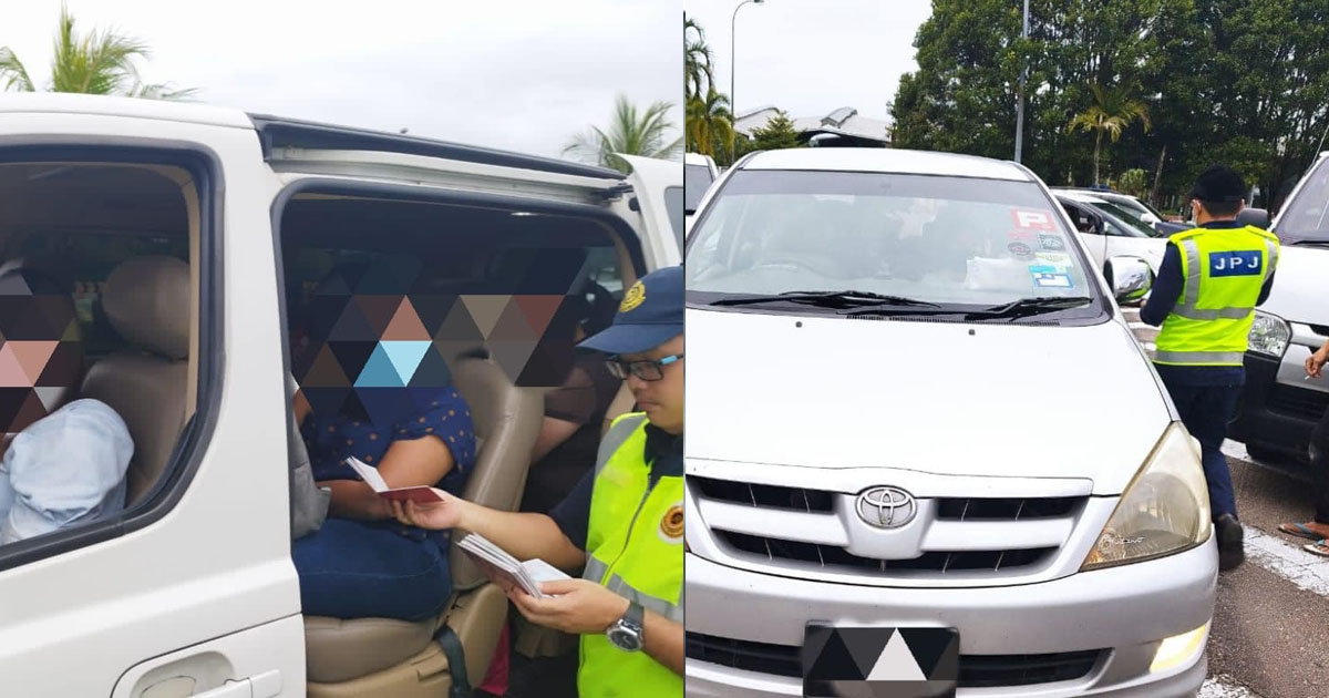 CARS CAUGHT ILLEGAL FERRYING OF PASSENGERS TO & FROM JB, FINED