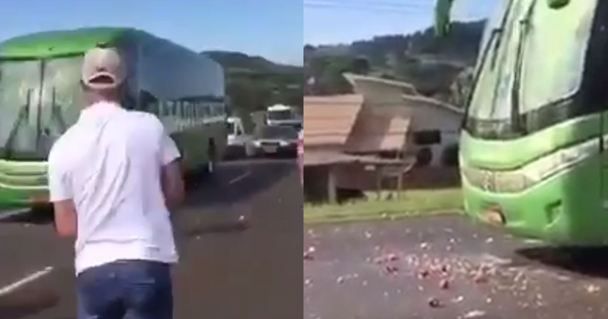 BRAZILIAN FANS UPSET & THREW STONES AT RETURNING WORLD CUP TEAM IS A 2018 VIDEO