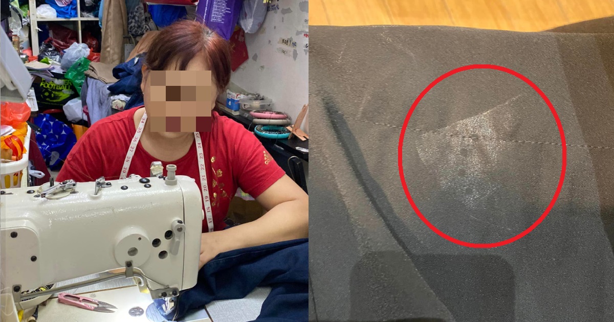 WOMAN SENT HER CLOTHES TO TAILOR, WHO BURNED HER CLOTHES, PRETENDED NOTHING HAPPENED