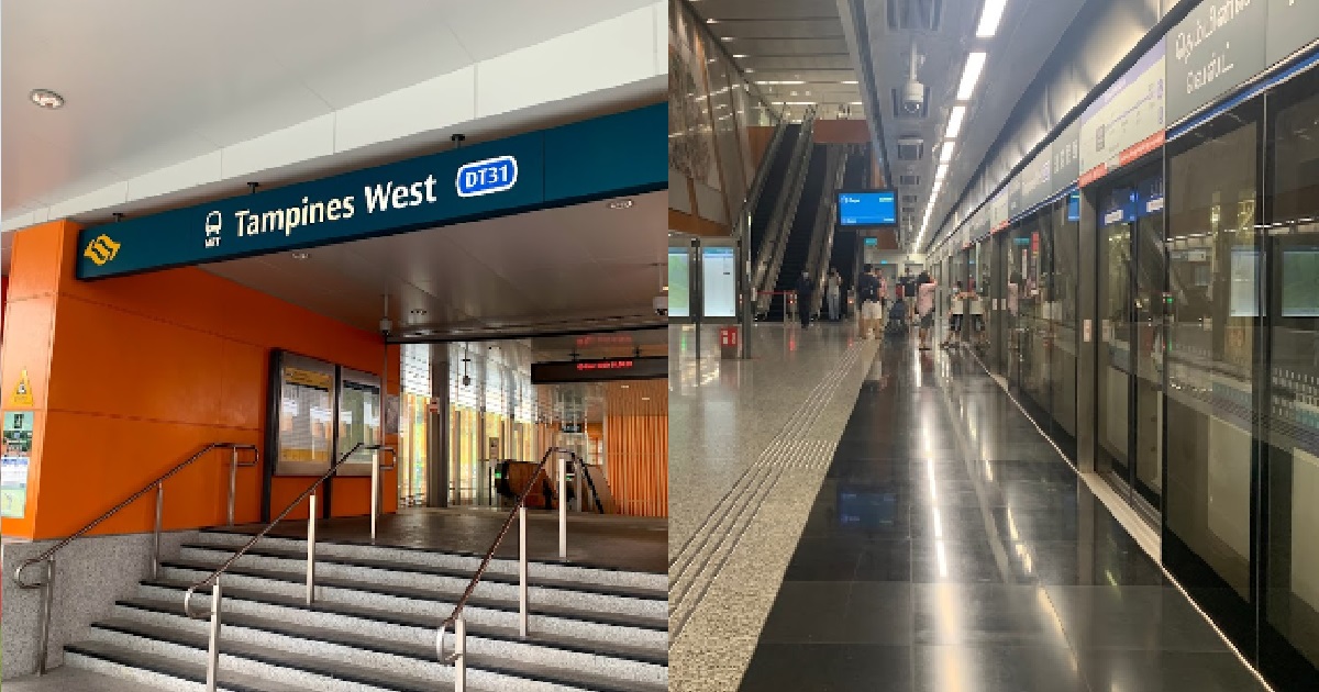 “EXPLOSION” HEARD AT TAMPINES WEST MRT STATION, NO INJURIES & SBS TRANSIT INVESTIGATING