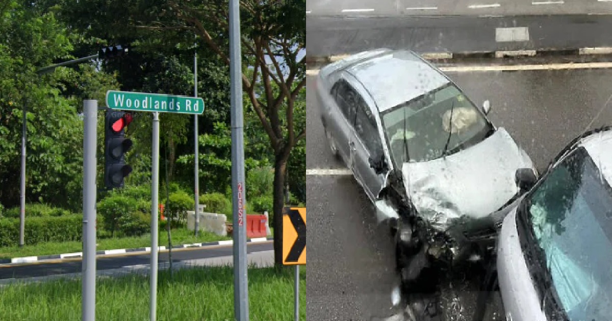 27 Y.O MAN KILLED IN ACCIDENT BETWEEN CAR & VAN @ WOODLANDS, 61 Y.O WOMAN HOSPITALISED