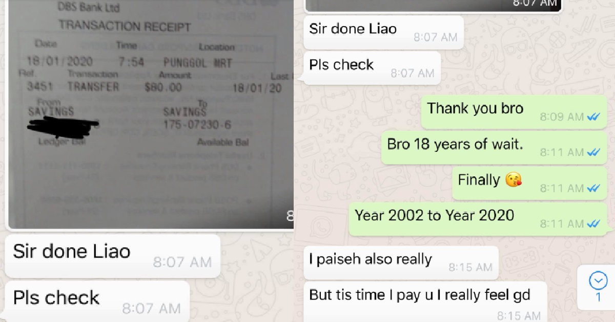 GUY OWED HIS FRIEND $80, FINALLY RETURN AFTER 18 YEARS – “I PAY YOU I REALLY FEEL GOOD”