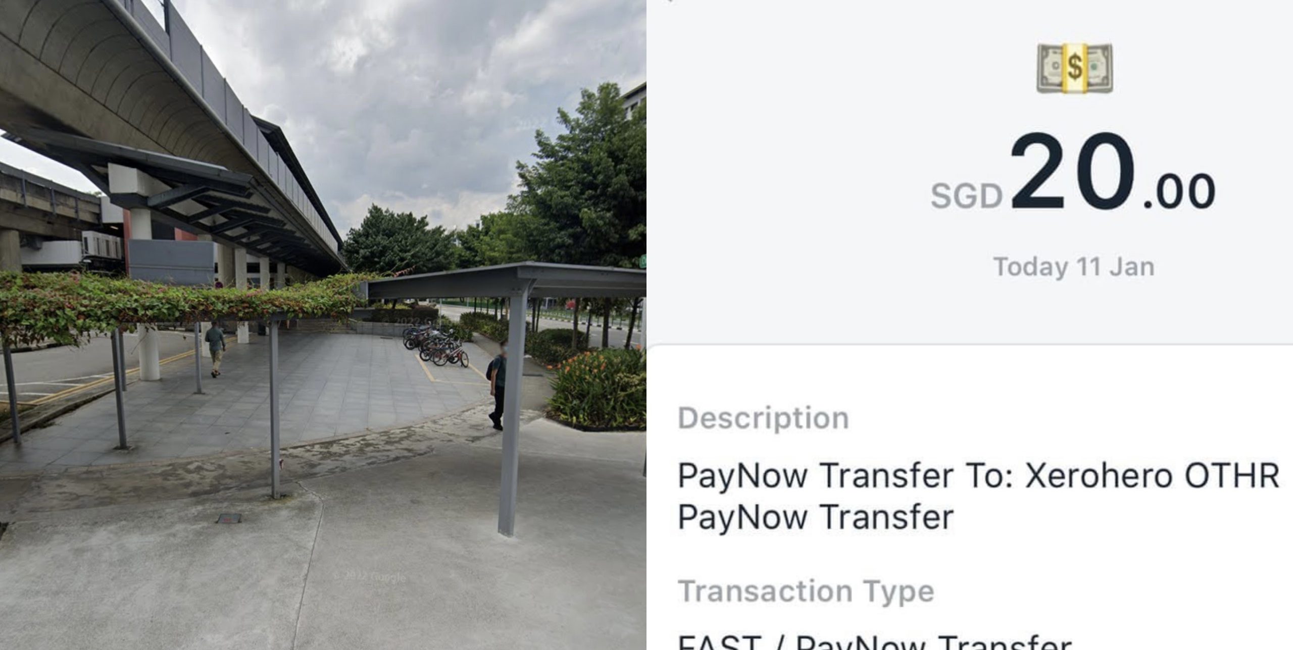 NETIZEN WARNS OF POSSIBLE ‘SCAMMER’ AT YEW TEE MRT AREA ASKING FOR MONEY