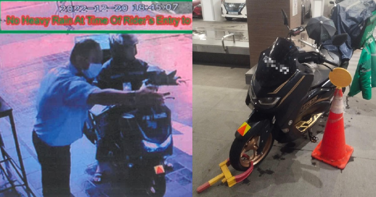 CONDO EXPLAINS DECISION TO CLAMP FOOD DELIVERY RIDER’S MOTORBIKE FOR $214