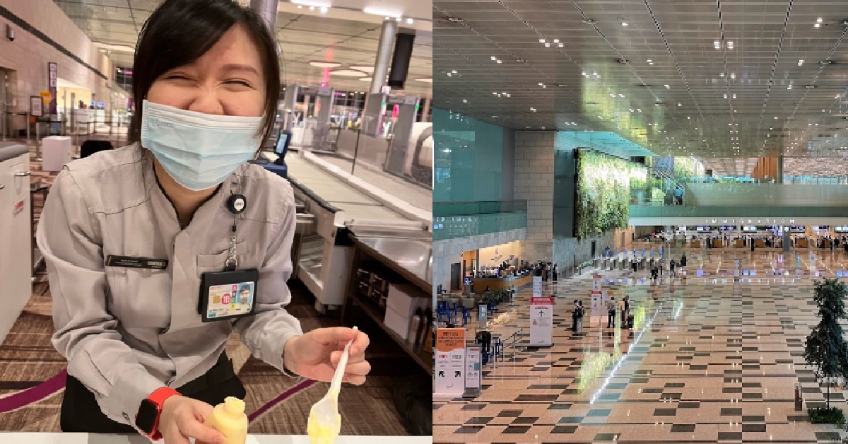 CHIOBU CISCO JIEJIE PRAISED FOR HELPING TRAVELER TRANSFER TOILETRIES INTO 100ML BOTTLES