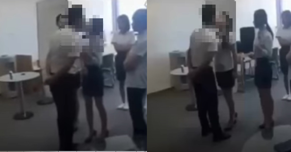 BOSS MAKES ALL HIS FEMALE EMPLOYEES KISS HIM EVERY MORNING AS COMPANY “S.O.P”