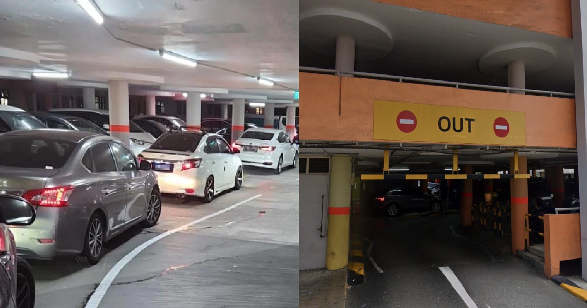100 CARS STUCK INSIDE CHINATOWN CARPARK FOR 3 HRS AFTER CARPARK GANTRY SPOILED