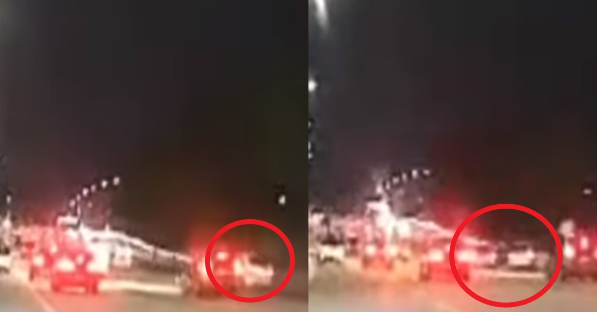 MERCEDES ‘A’ CLASS SPEEDS ON CTE & HITS BMW, CAUSING BMW TO FLIP