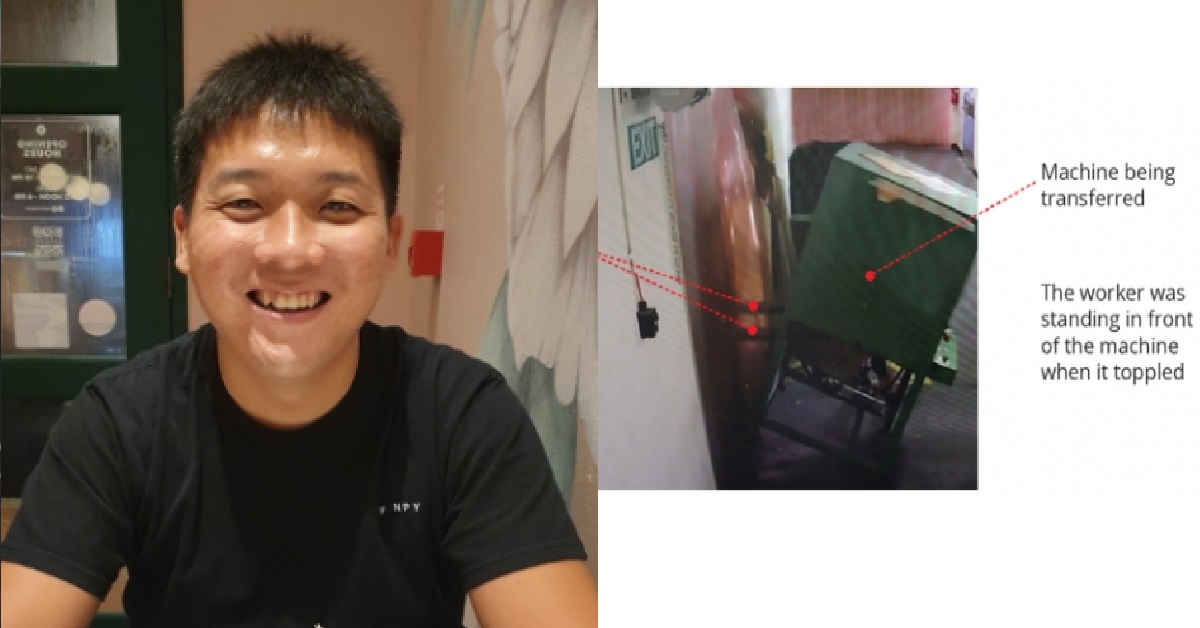31 Y.O S’POREAN WHO WAS KILLED AT WORK SITE – DEATH CAUSED BY FORKS NOT FULLY INSERTED