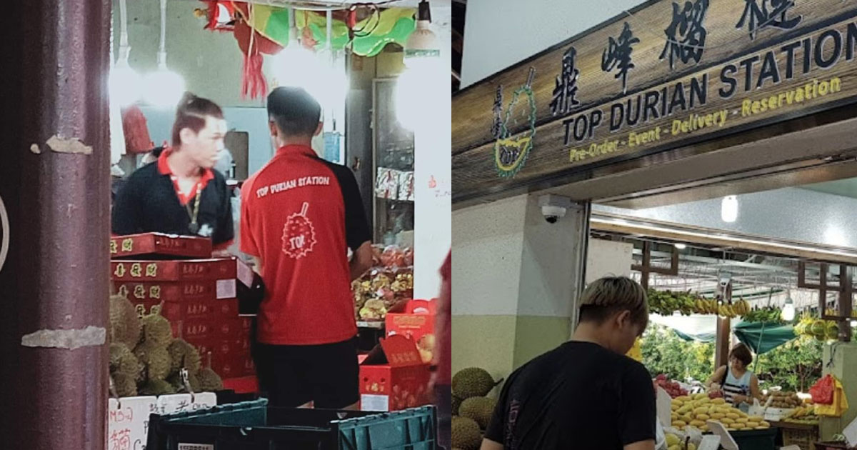 NETIZEN WARN OF ‘BLACK’ DURIAN SHOP AT BUKIT BATOK, CHALLENGE CUSTOMER TO FIGHT