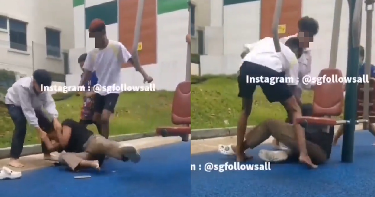 S’PORE POLICE INVESTIGATING YOUTHS WHO GANGED UP ON & BRUTALLY ASSAULTED BOY