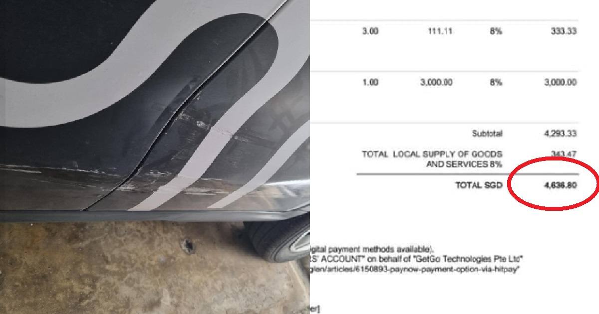 MAN GRAZED CAR THAT HE RENTED FROM GETGO, CHARGED A WHOPPING $4.6K FOR DAMAGE