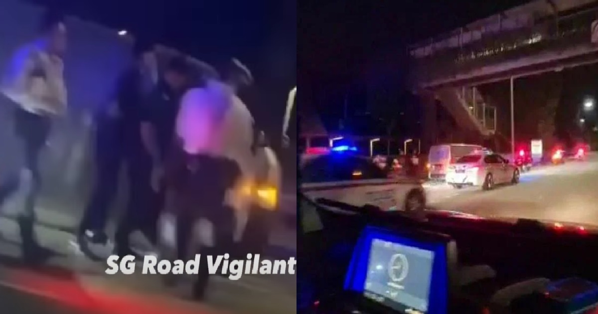 HIGH-SPEED CAR CHASE @ KRANJI, 21 Y.O MAN REFUSED TO STOP FOR TRAFFIC POLICE & SPED AWAY