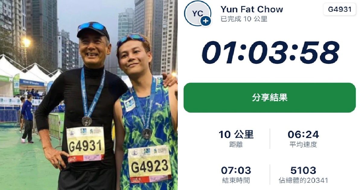 CHOW YUN FAT 67-YEARS-OLD ALREADY, BUT STILL CAN COMPLETE 10KM RUN IN 1 HOUR