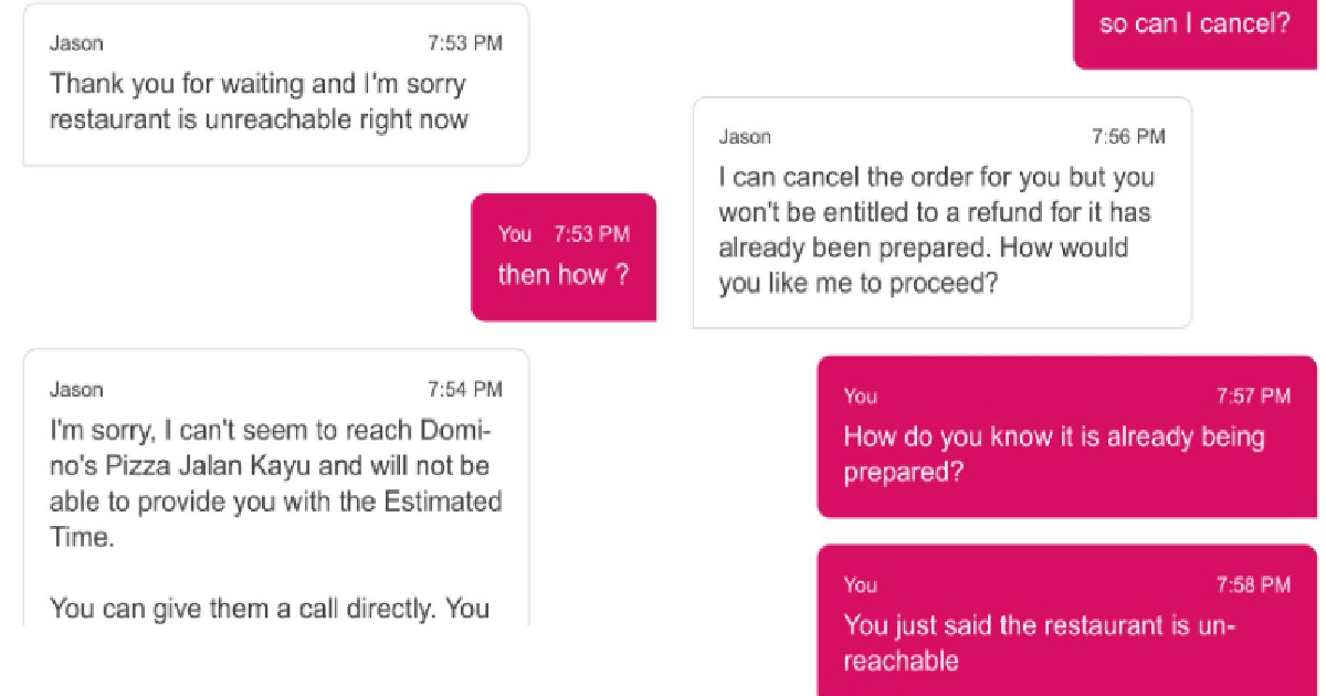 WOMAN’S ORDER NEVER CAME BUT FOODPANDA TOLD HER SHE’S NOT ENTITLED TO REFUND