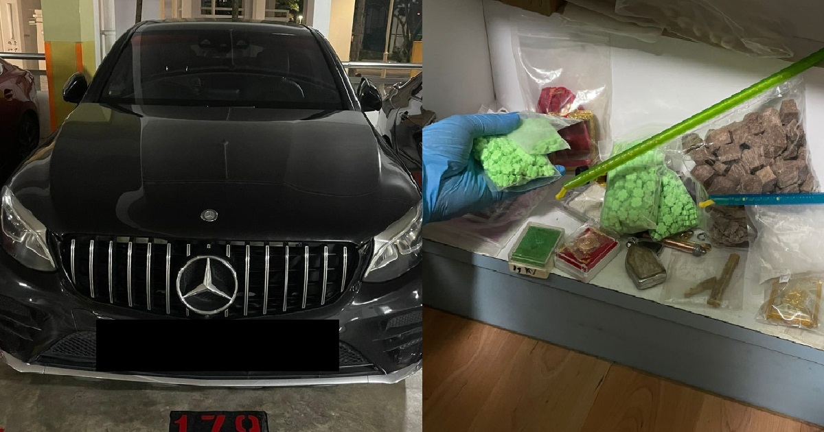 MERC DRIVER ARRESTED FOR ALLEGED DRUG TRAFFICKING, 5KG OF DRUGS WORTH $182K SEIZED